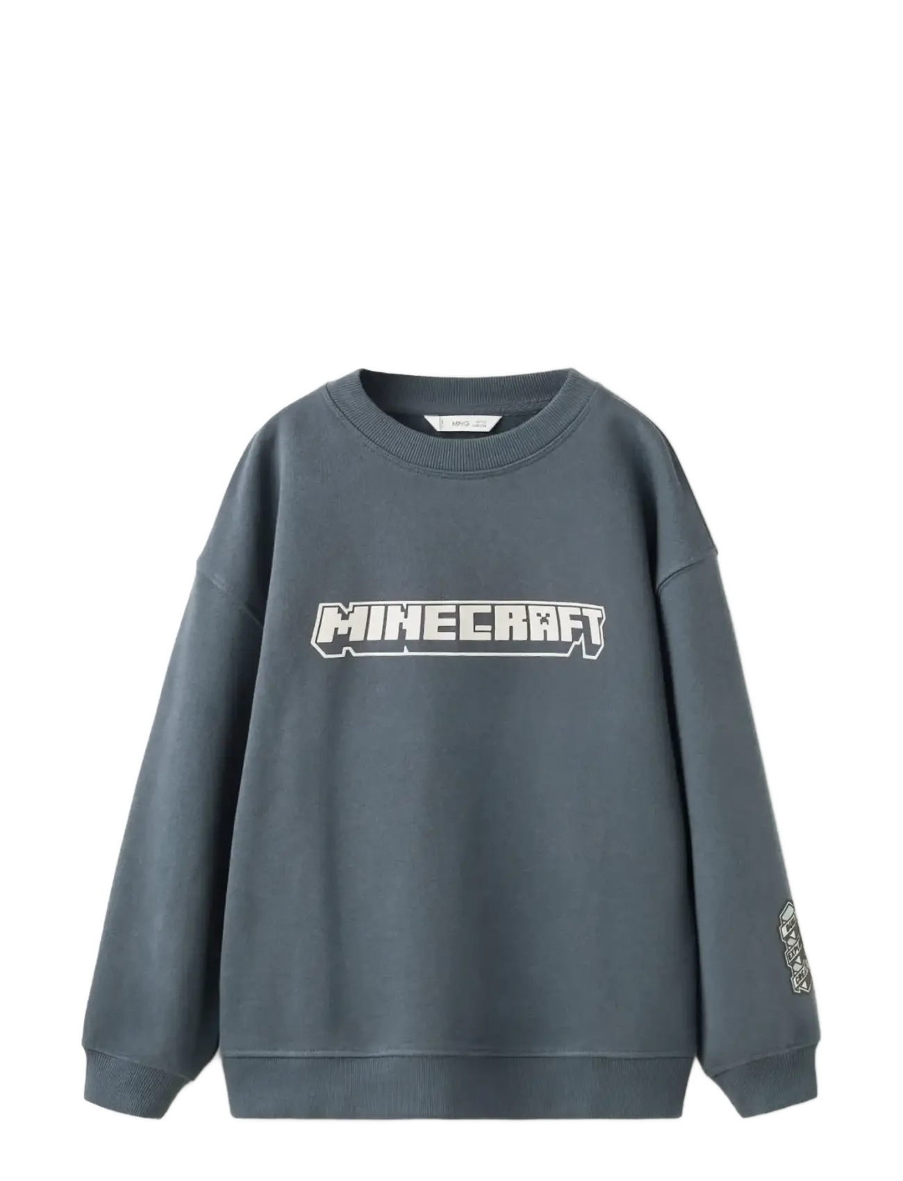 Mango Minecraft sweatshirt - Mango - CHARCOAL / grey