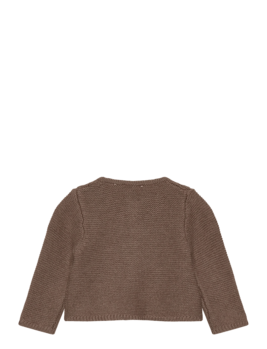Mango - Knitted button cardigan - cardigans - medium brown - 1