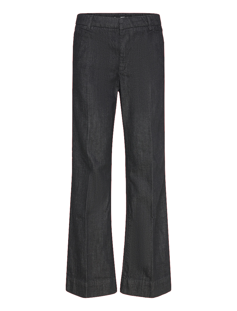 Mango - Wide leg denim trousers - flare bukser - open blue - 1