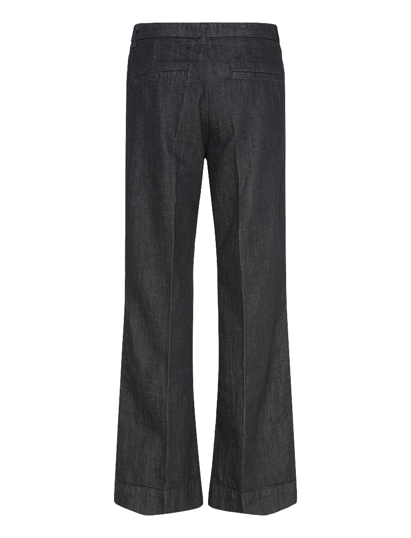 Mango - Wide leg denim trousers - flare bukser - open blue - 2