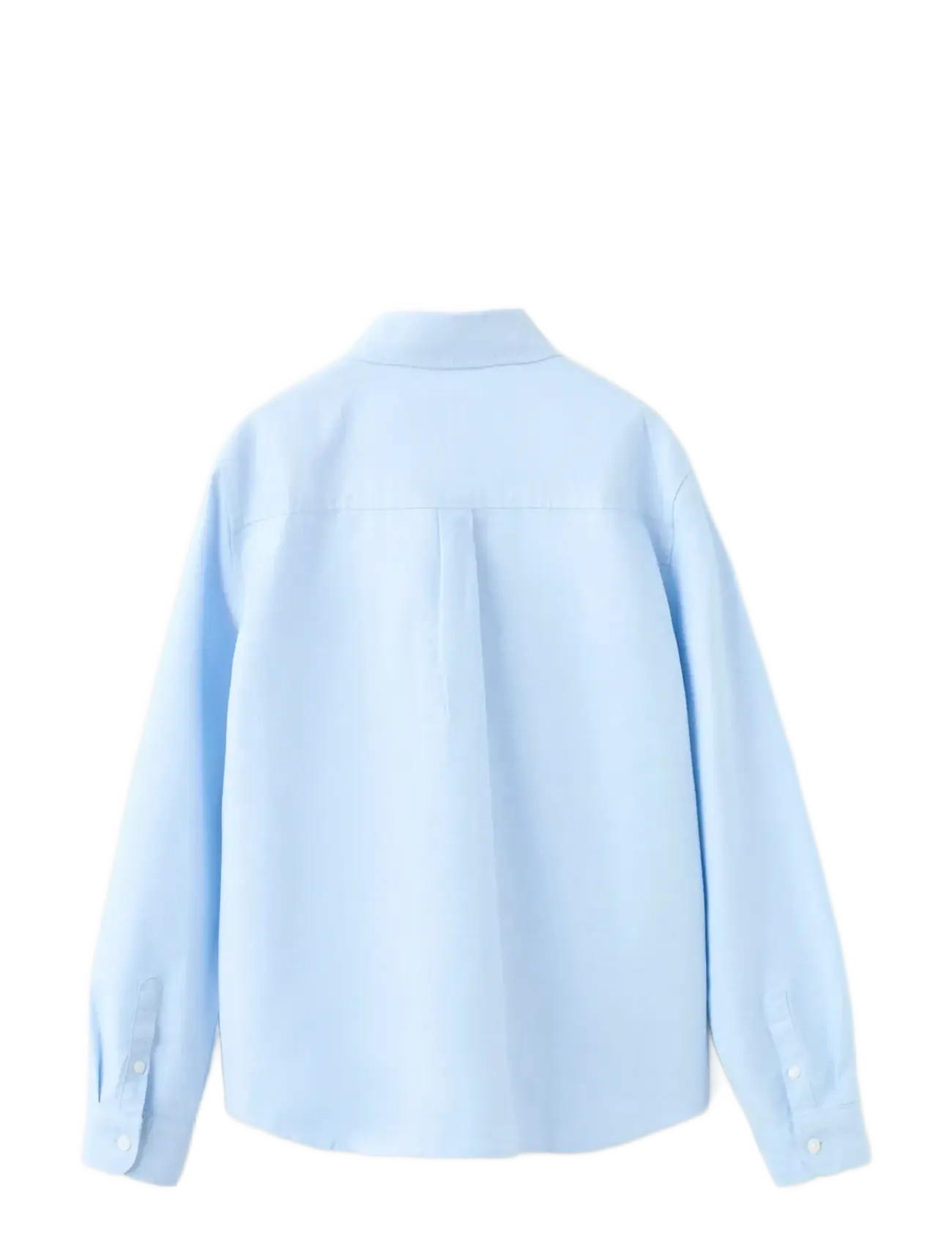 Mango - Oxford cotton shirt - långärmade skjortor - lt-pastel blue - 1