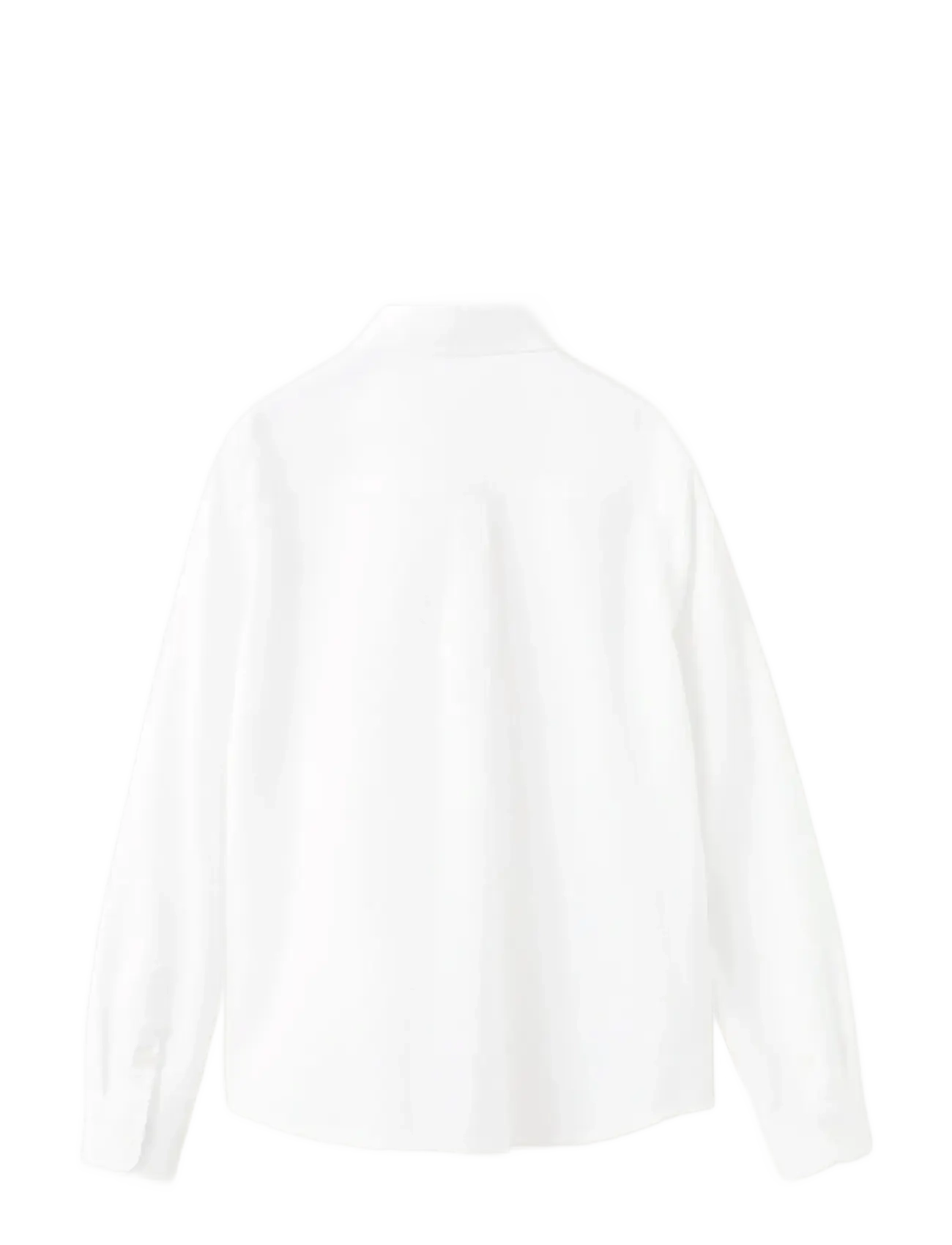 Mango - Oxford cotton shirt - långärmade skjortor - white - 1