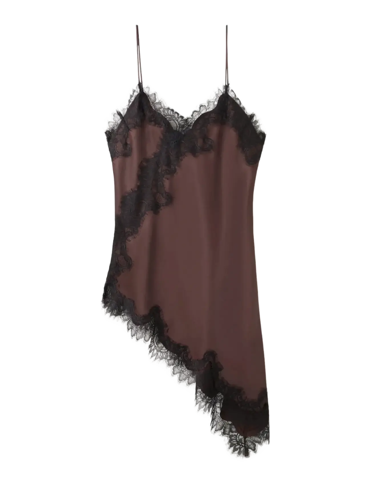 Mango Lace top - Kläder - DARK RED / black