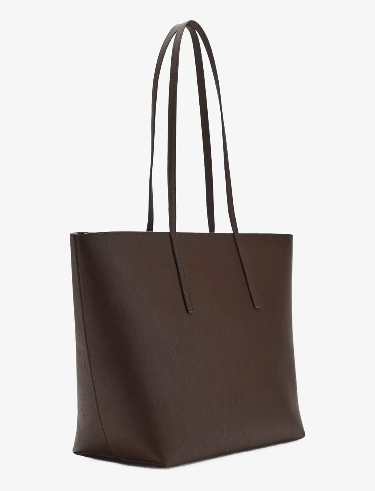 Mango - Shopper bag with double handle - aksessuaarid - dark brown - 1