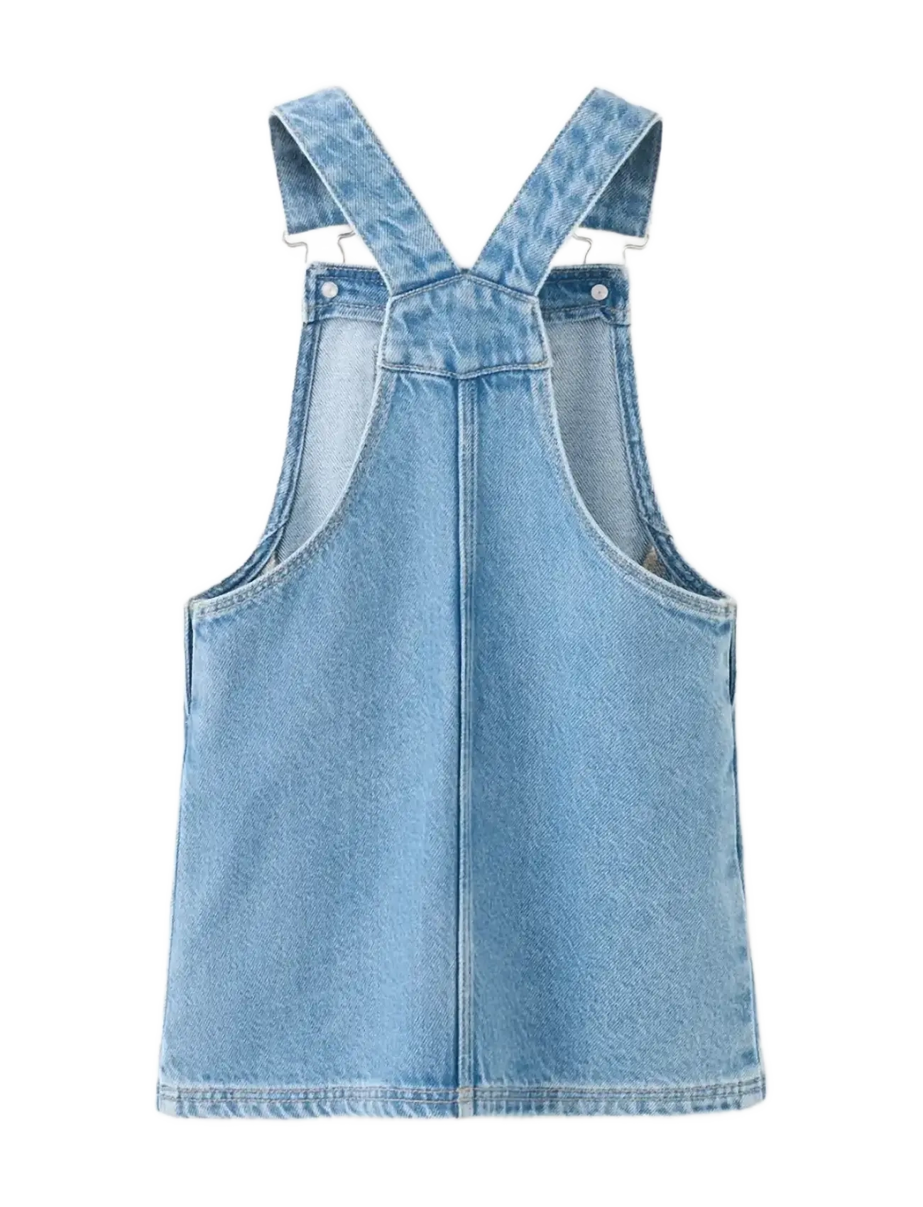 Mango - Short denim pinafore - Ärmlösa babyklänningar - open blue - 1