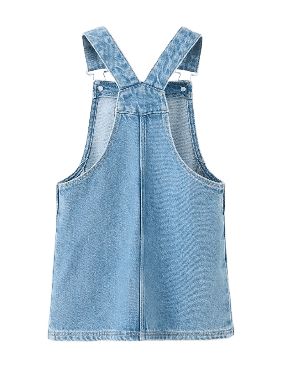 mango denim pinafore dress MANGO Denim Pinafore Dress
