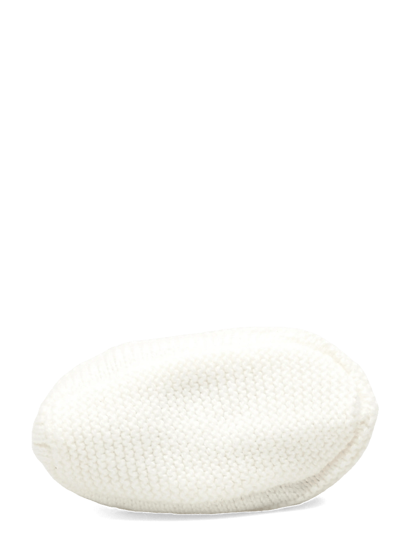 Mango - Knitted booties with bow - babystrikstøvler - natural white - 4