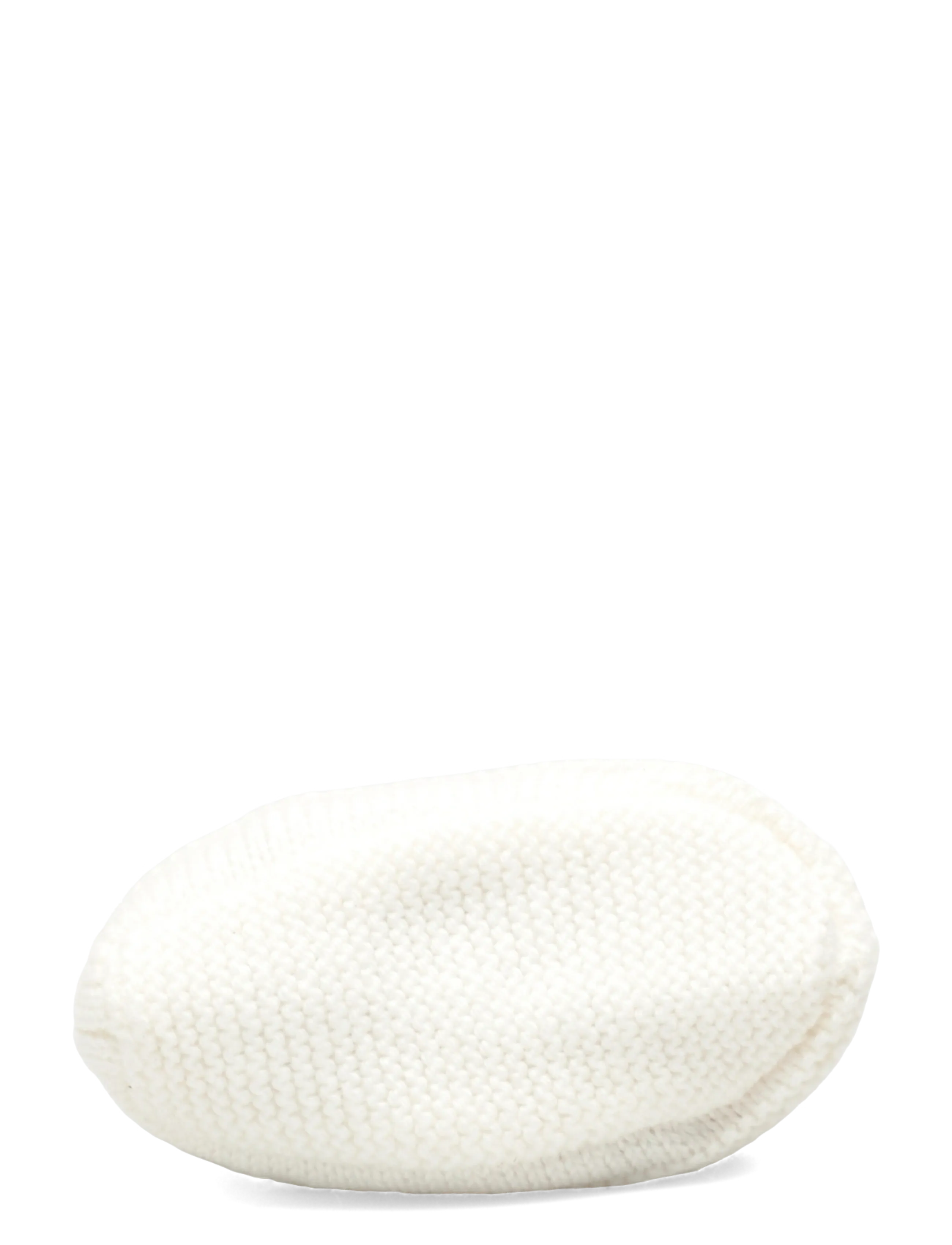 Mango - Knitted booties with bow - baby tossor - natural white - 4