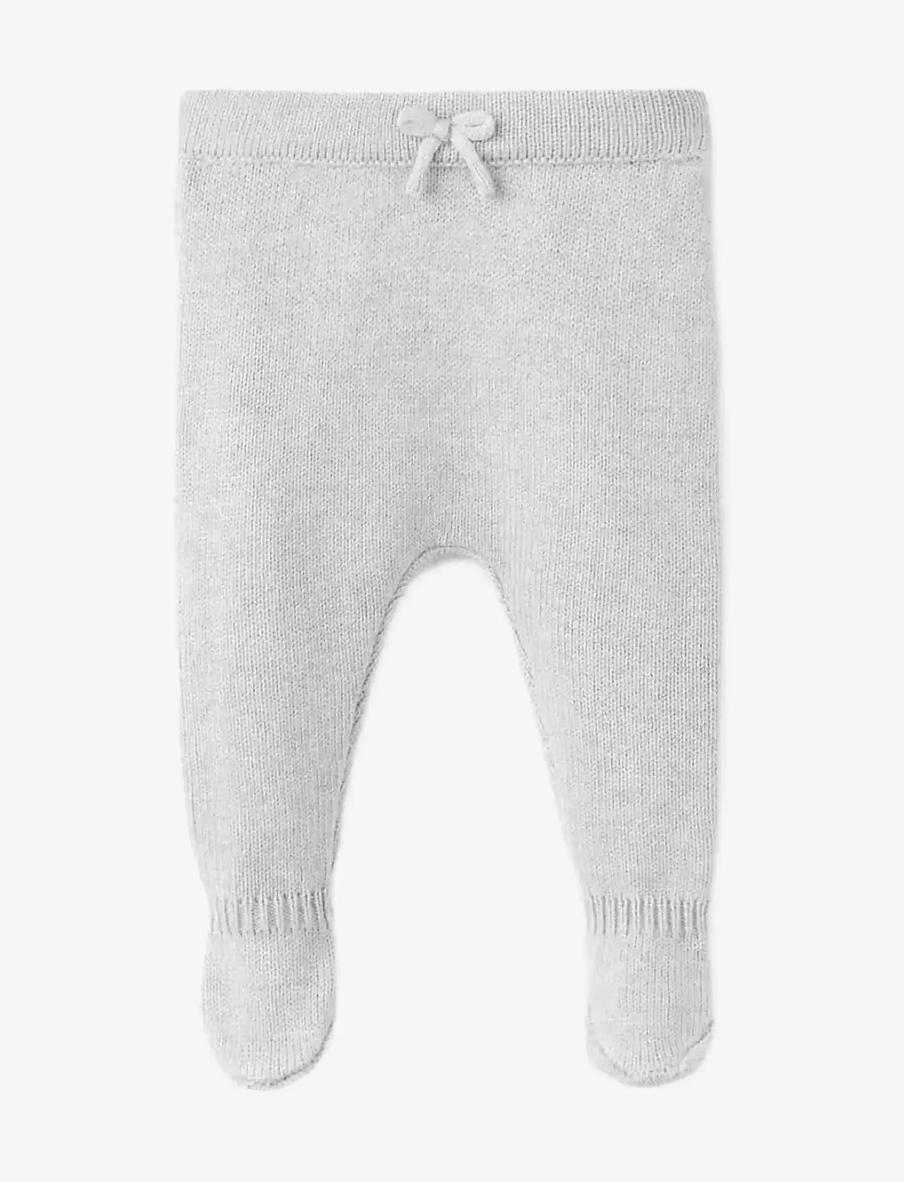 Mango - Knitted leggings - lt pastel grey - 0