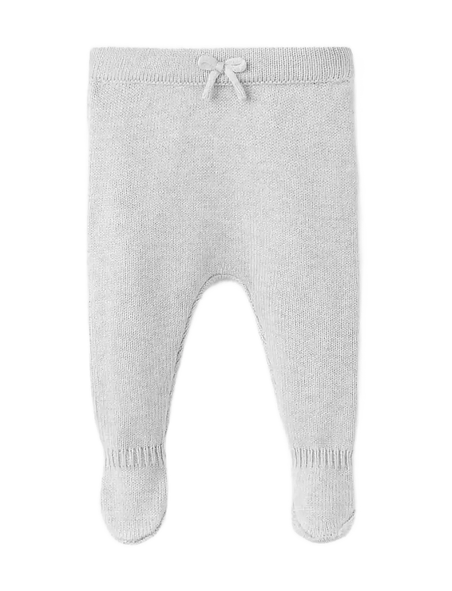 Mango - Knitted leggings - leggings - lt pastel grey - 0