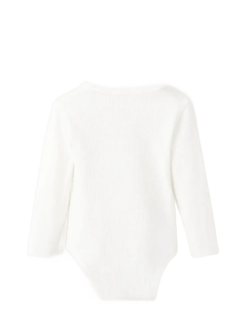 Mango - Cotton body - langermede bodyer - natural white - 1