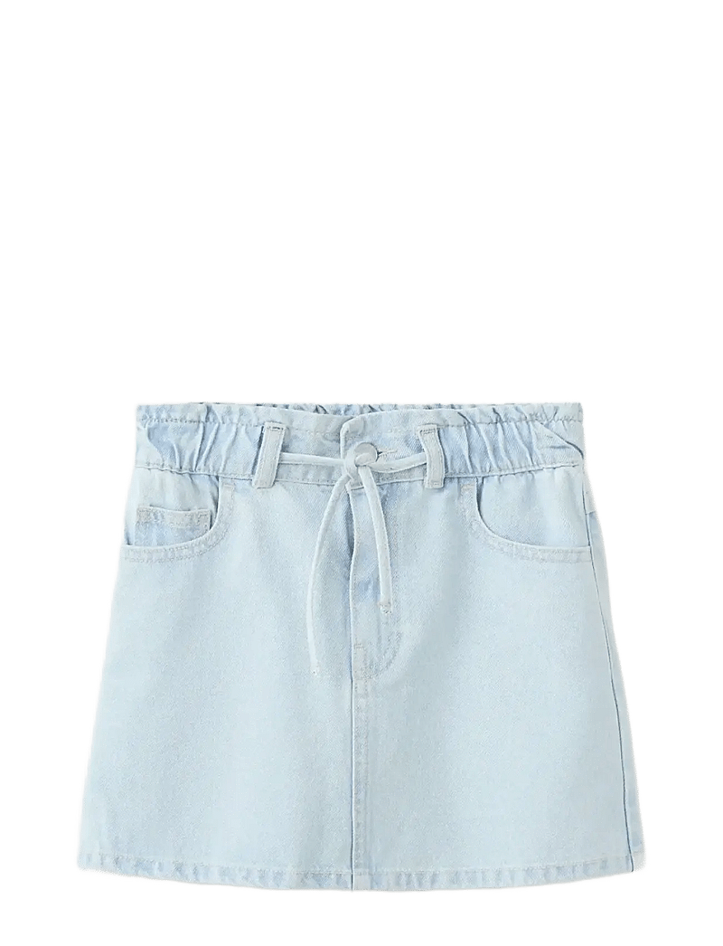Mango - Knot denim skirt - korte nederdele - open blue - 0