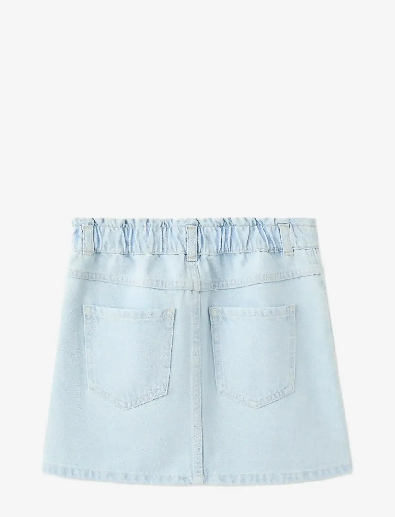 Mango - Knot denim skirt - korte nederdele - open blue - 1