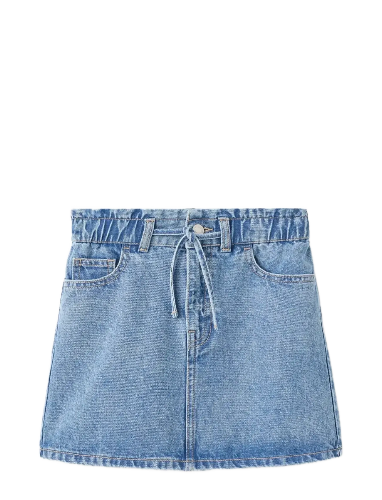 Mango Knot denim skirt - Mango - OPEN BLUE / blue