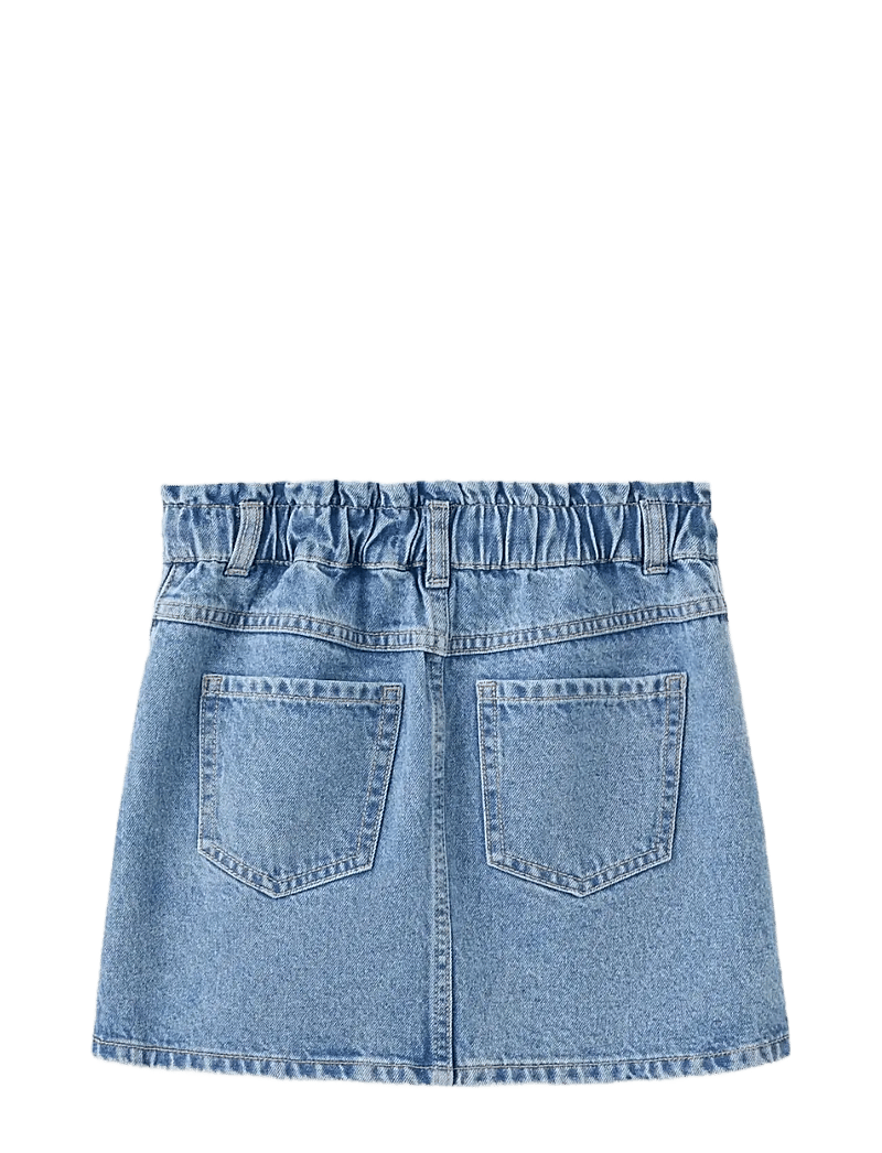 Mango - Knot denim skirt - korte nederdele - open blue - 1