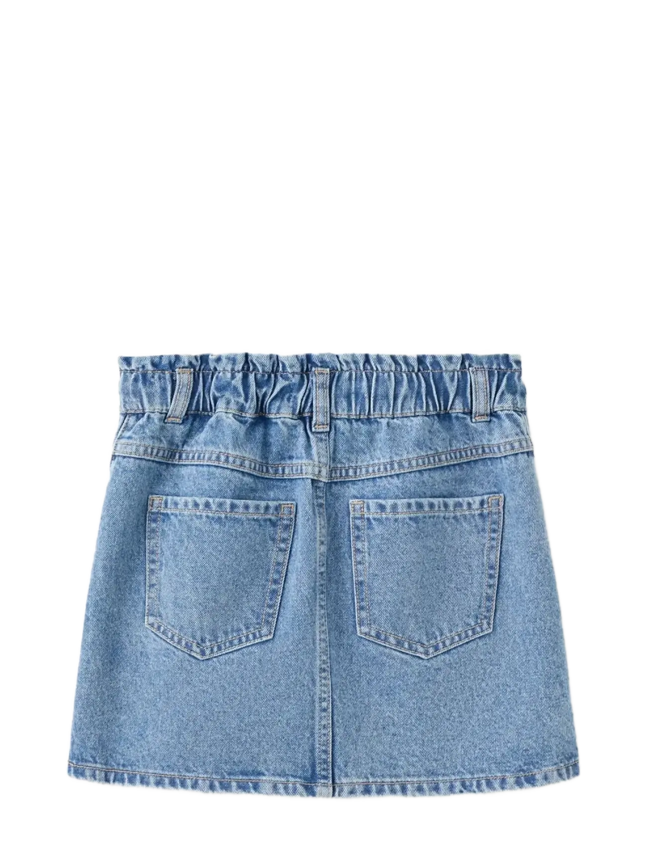 Mango - Knot denim skirt - korte nederdele - open blue - 1