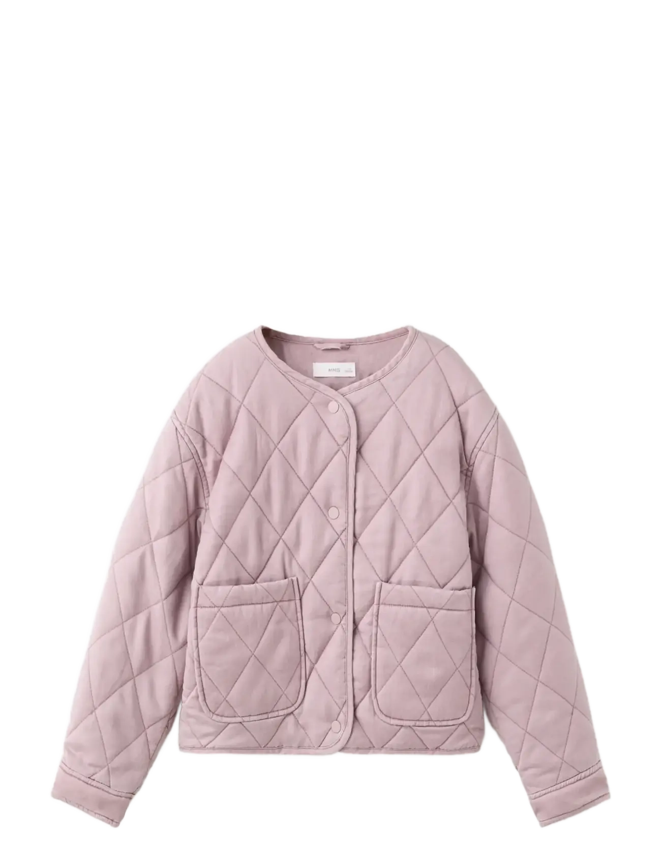 Mango Padded Lyocell Jacket, 128, Jackets & Coats, Rosa - Quilted Jackets, Kinder