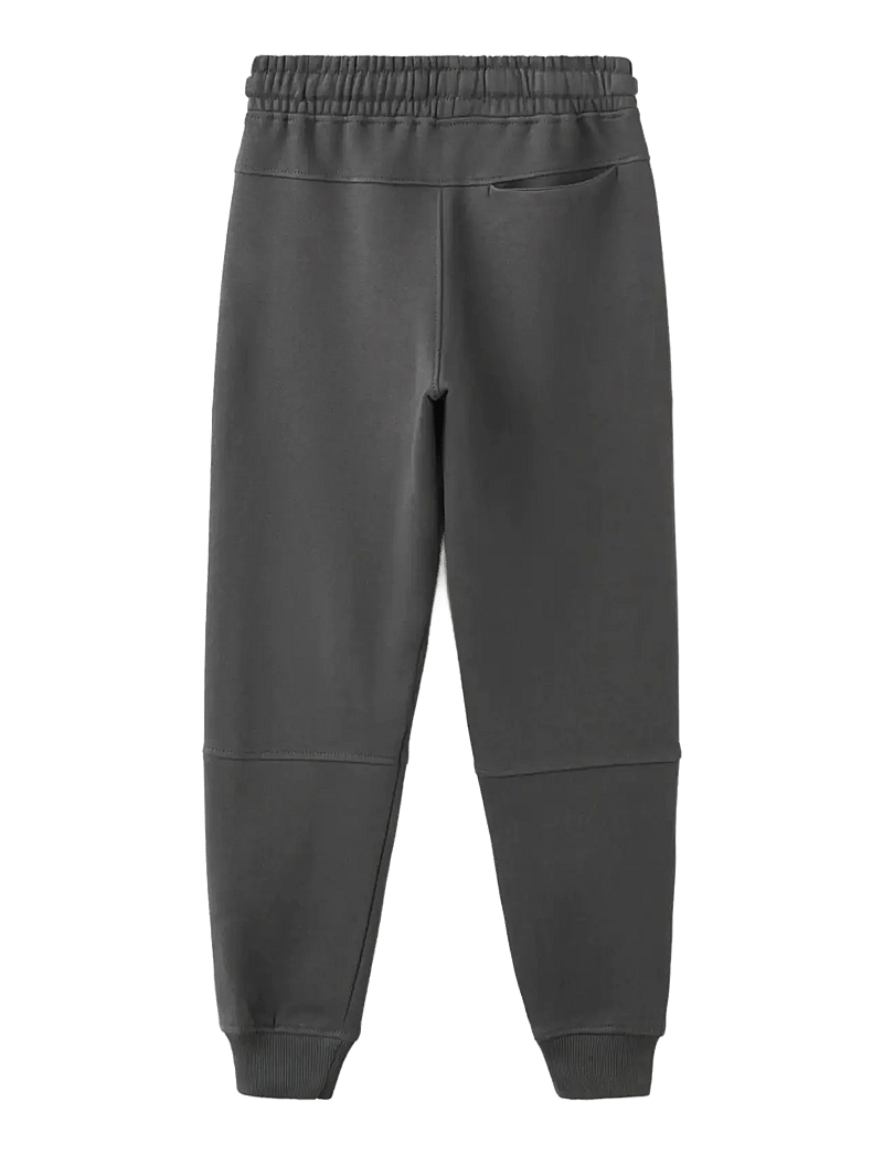 Mango - Cotton joggers with elastic waist - kollektioner - charcoal - 1