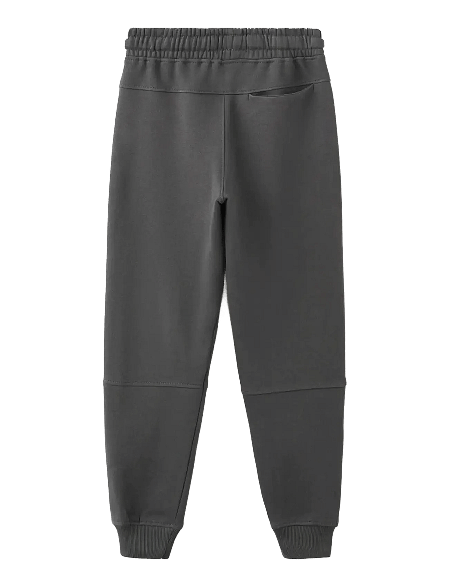 Mango - Cotton joggers with elastic waist - kollektioner - charcoal - 1