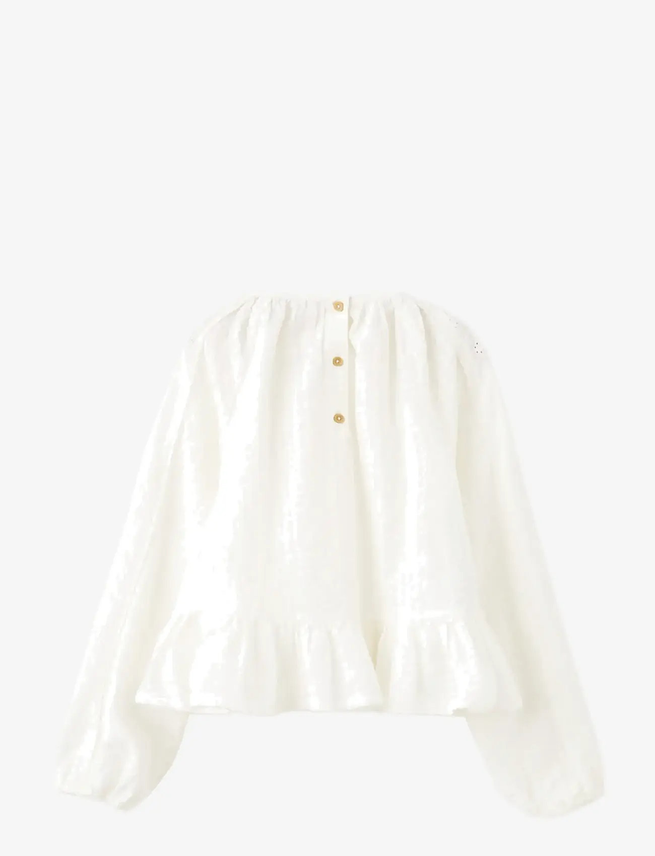 Mango - A-line cotton blouse - blusar & tunikor - natural white - 1