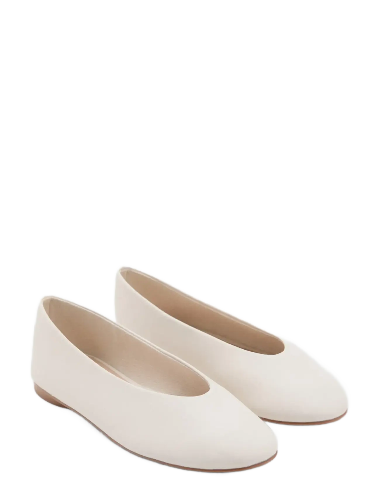 Mango - Classic ballet flat - ballerinaer og slip-ons - natural white - 1