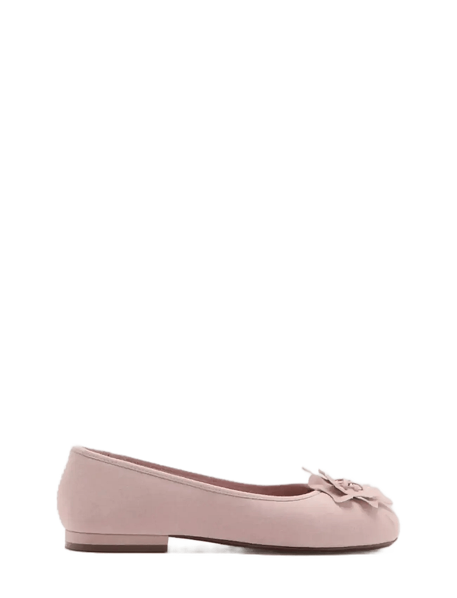 Mango - Ballerina with flower detail - ballerinaer & slip ons - lt-pastel pink - 0