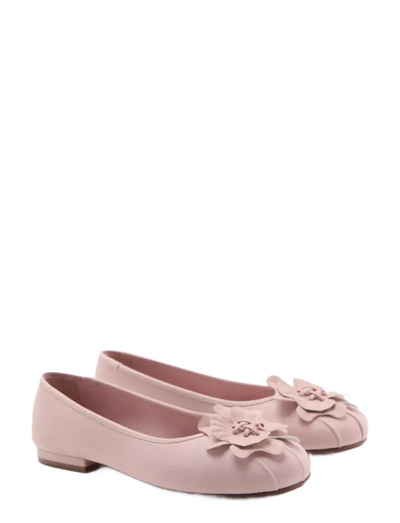 Mango - Ballerina with flower detail - ballerinaer & slip ons - lt-pastel pink - 1