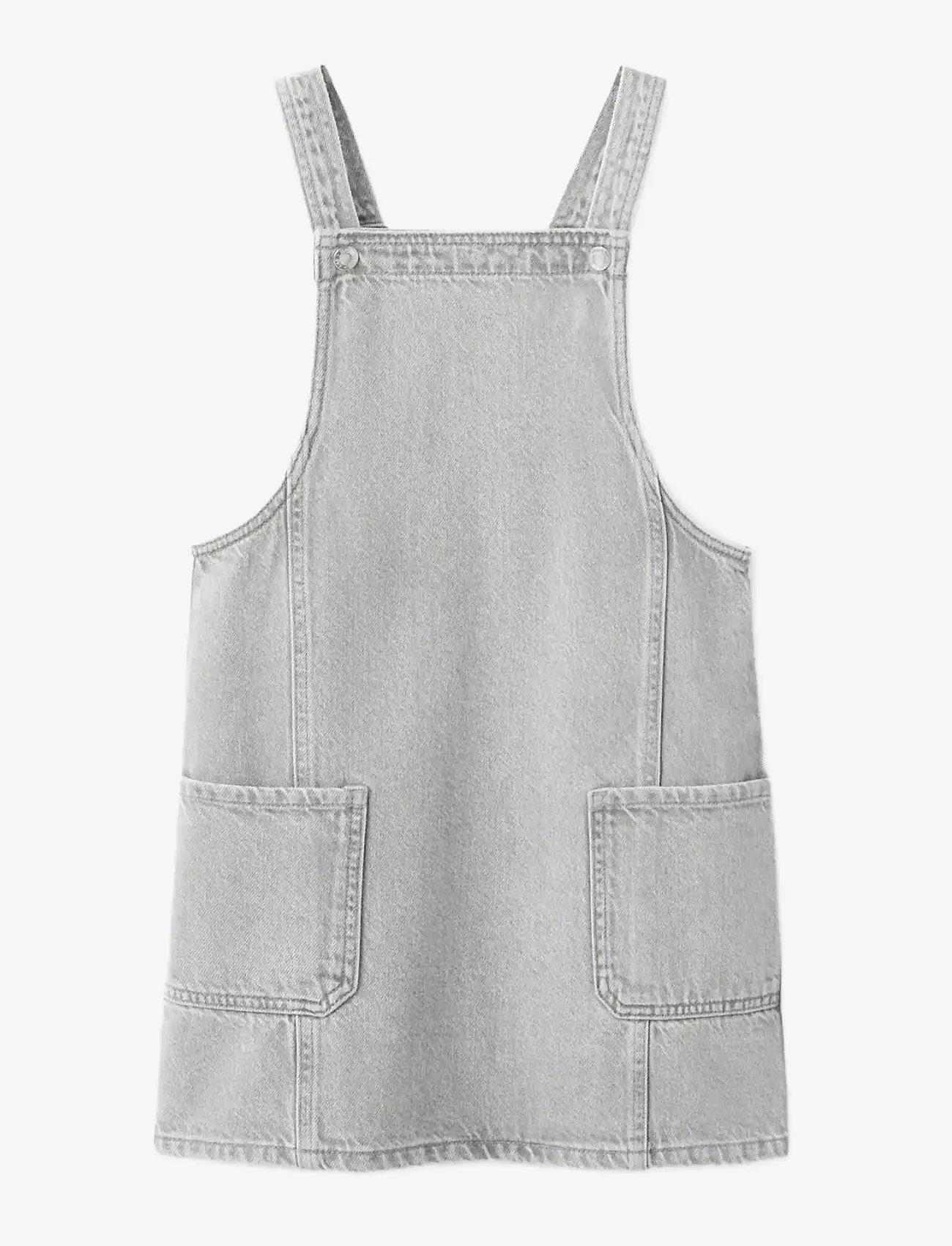 Mango - Denim pinafore - overalls - open grey - 0