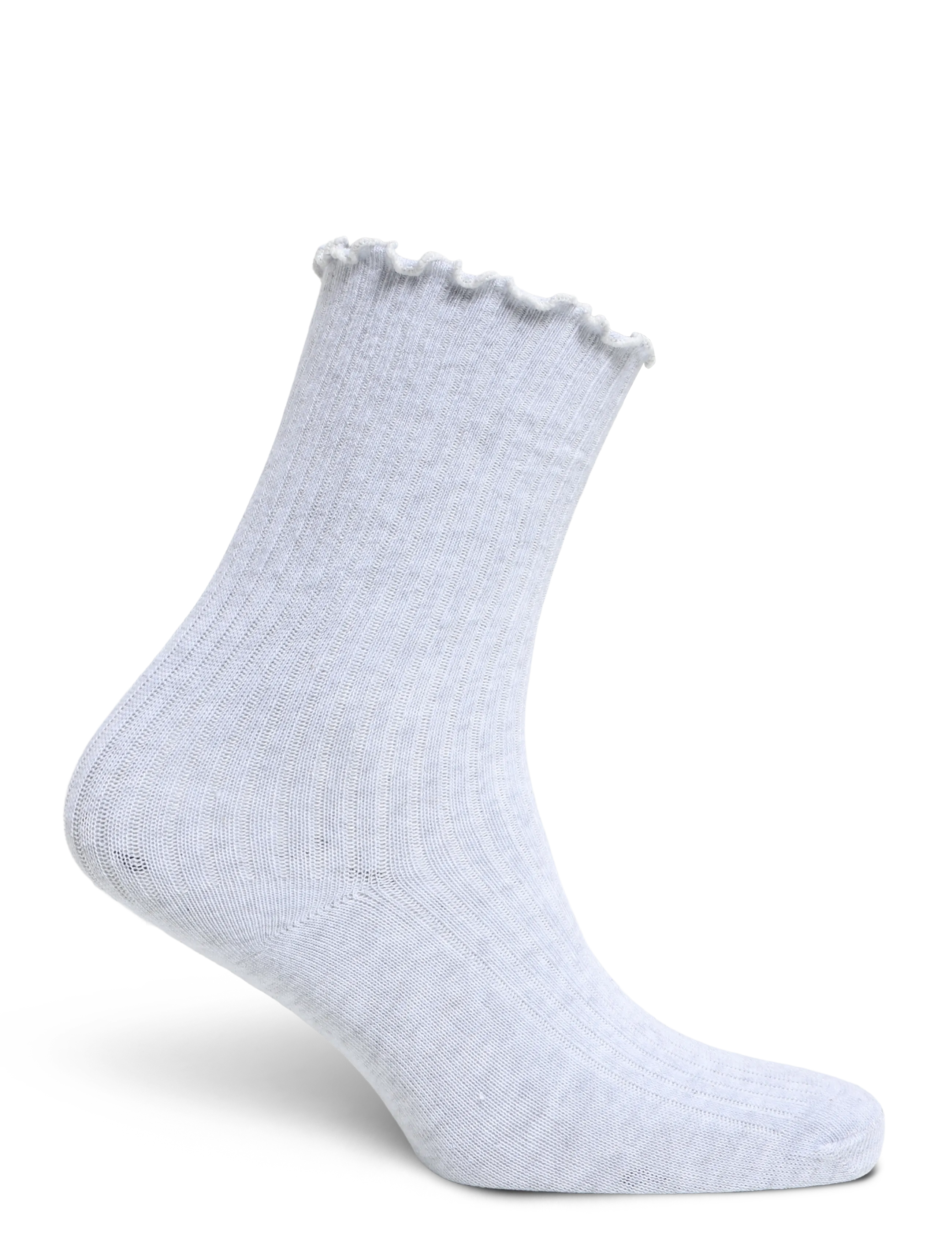 Mango - 2 pack ribbed socks - strumpor - lt-pastel purple - 2