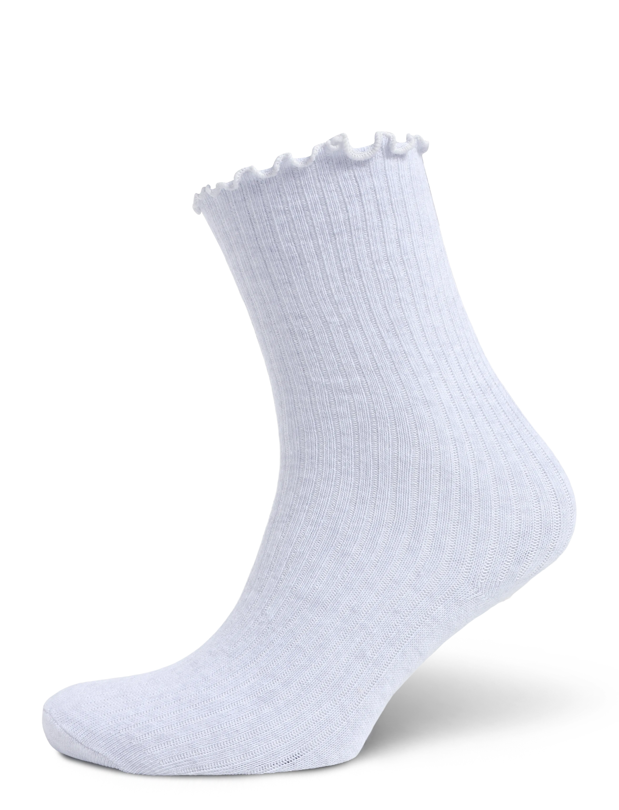 Mango - 2 pack ribbed socks - strumpor - lt-pastel purple - 3
