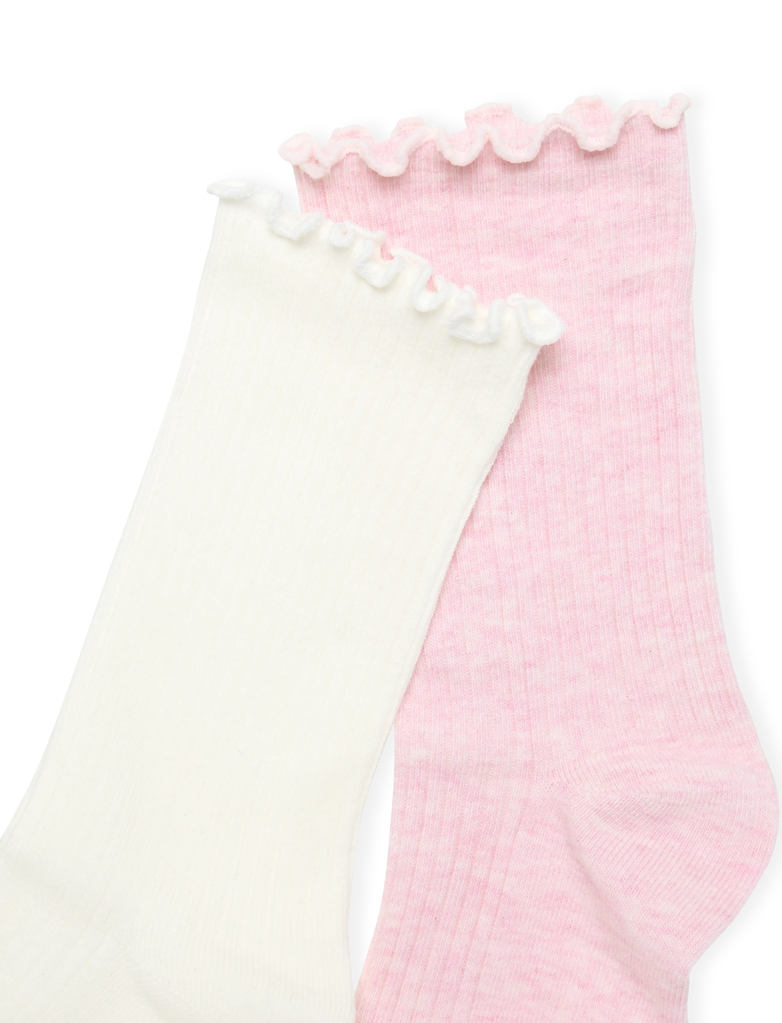 Mango - 2 pack ribbed socks - strumpor - pink - 4