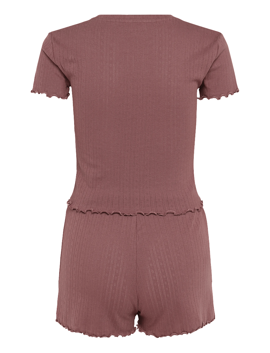 Mango - Short cotton pyjamas - pyjamas - pink - 2
