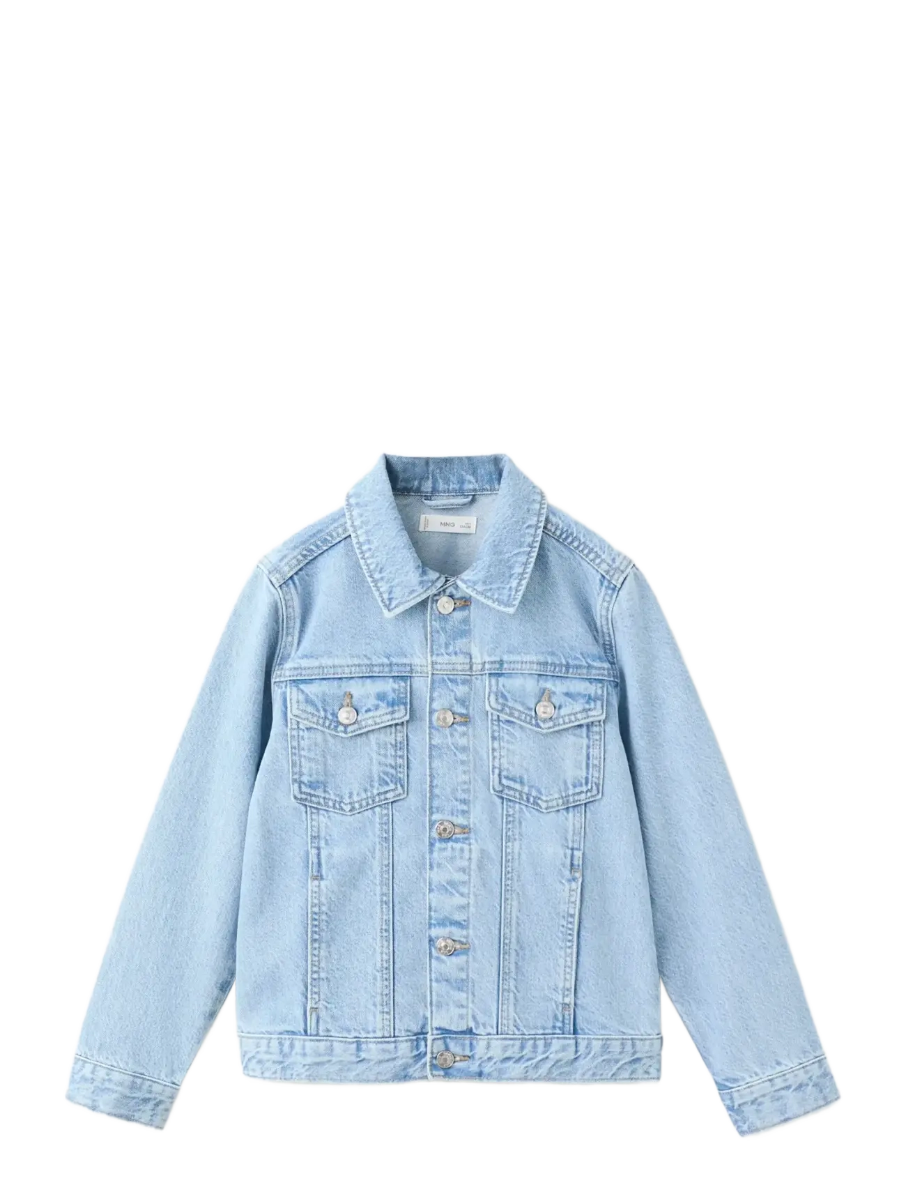 MANGO Denim Jacke Blau - 146 - Kinder