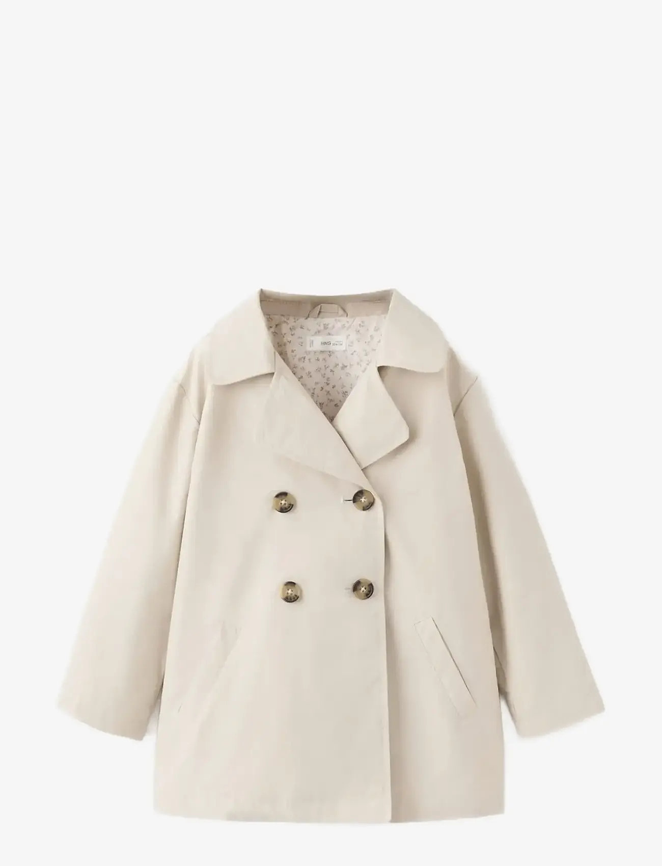 Mango - Double-breasted trench coat - frakker - lt pastel brown - 0