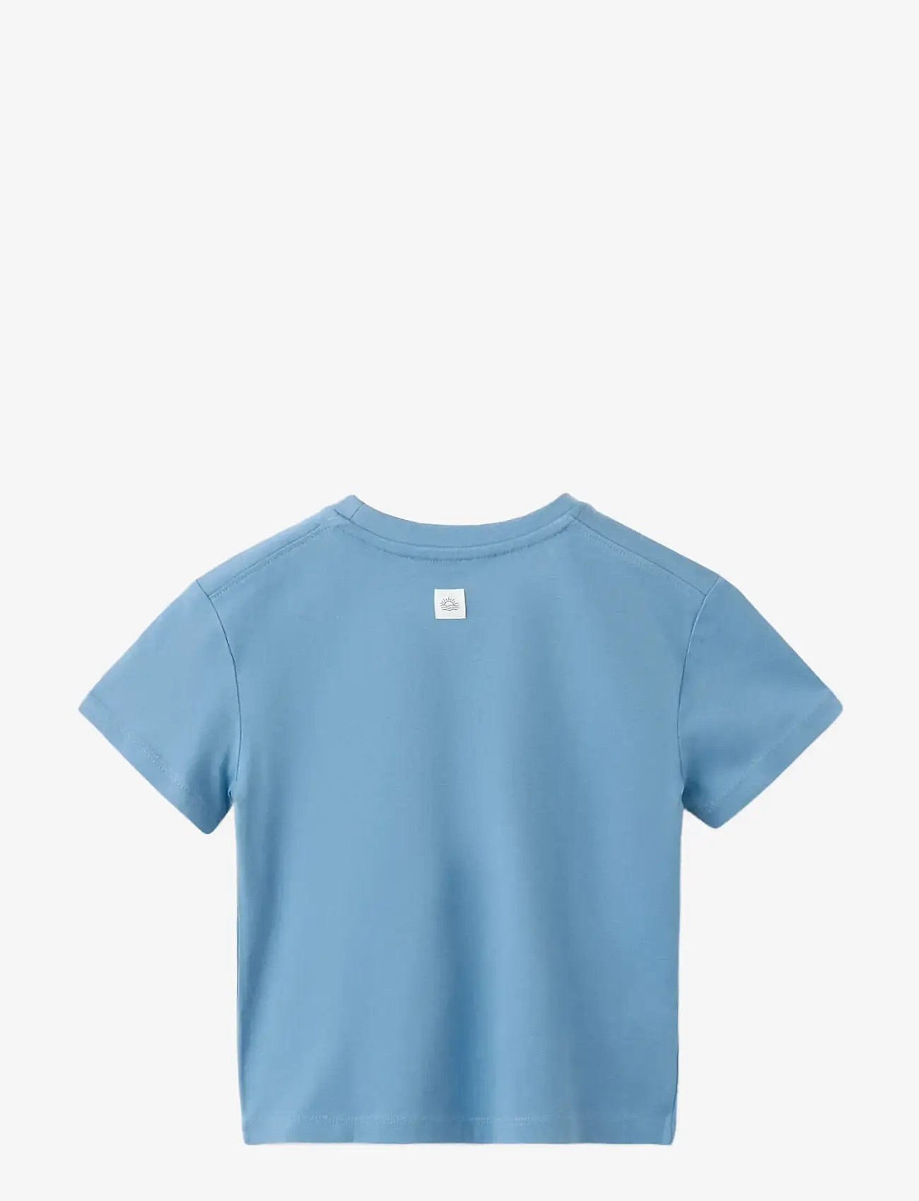 Mango - Basic pocket t-shirt - kortærmede t-shirts - medium blue - 1