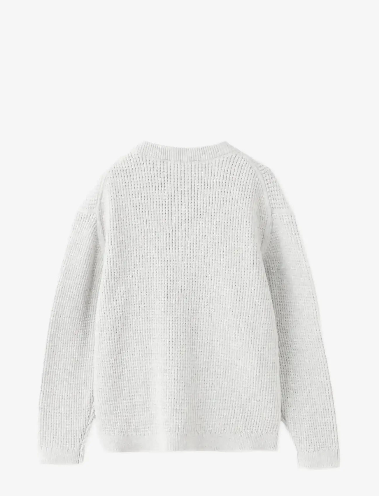 Mango - Buttons detail knit sweater - trøjer - lt pastel grey - 1