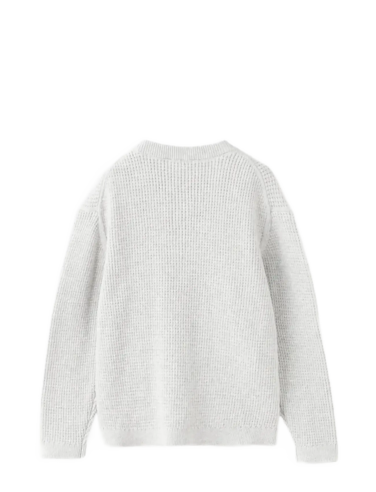 Mango - Buttons detail knit sweater - gensere - lt pastel grey - 1