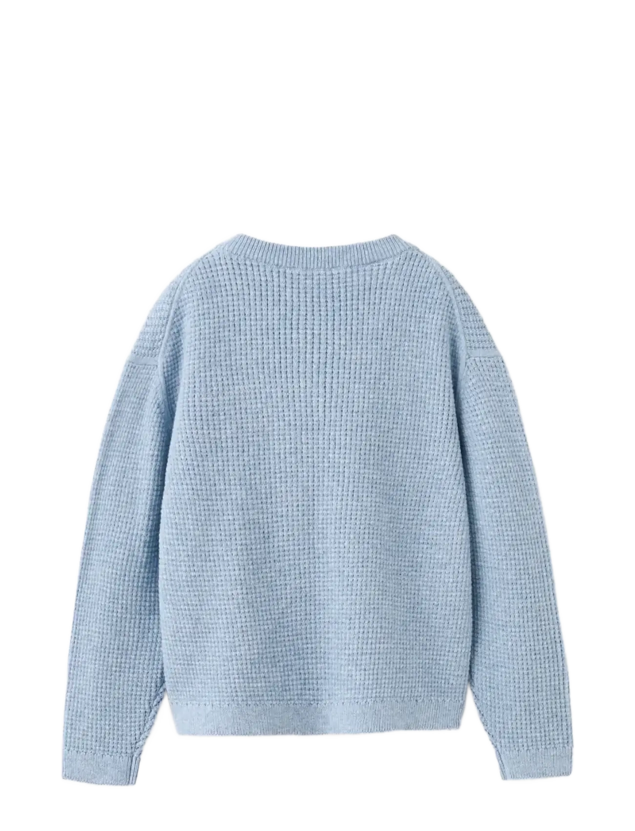 Mango - Buttons detail knit sweater - stickade tröjor - medium blue - 2