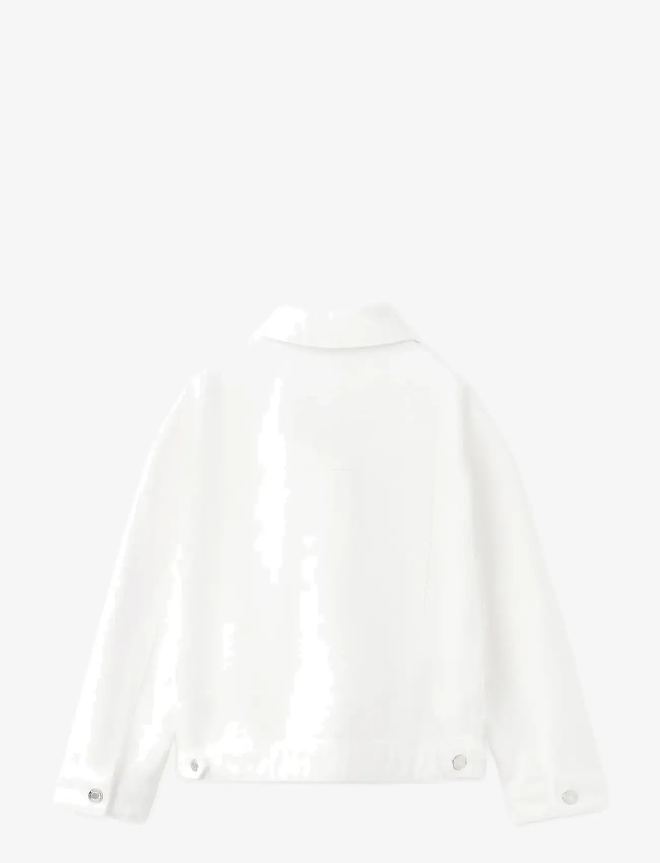 Mango - Basic denim jacket - denimjakker - white - 1