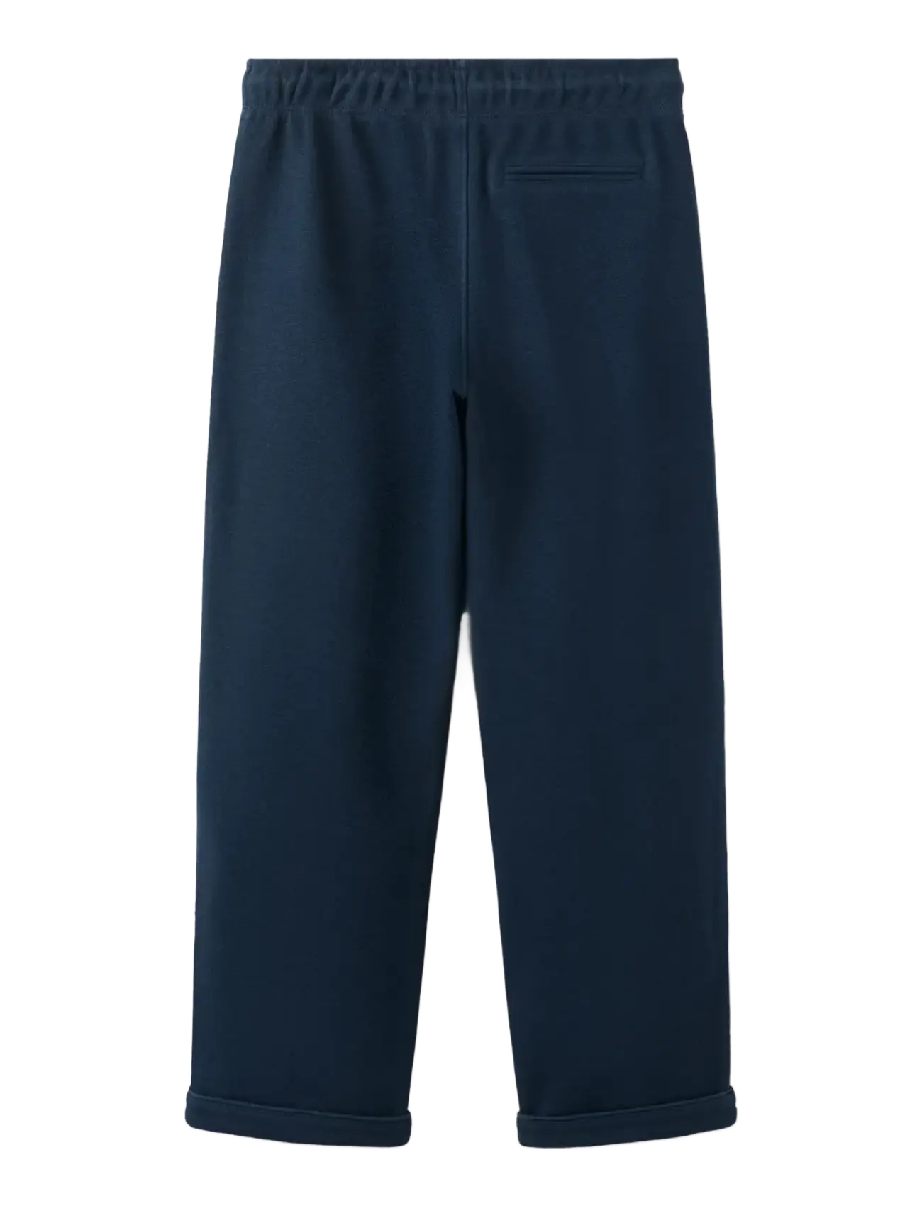 Mango - Cotton hemmed trousers - gode sommertilbud - navy - 1