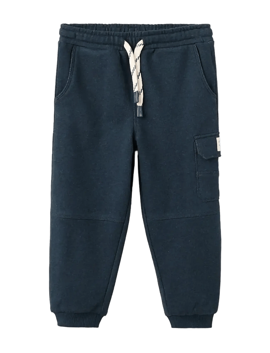 Mango - Cargo jogger trousers - cargobyxor - navy - 0