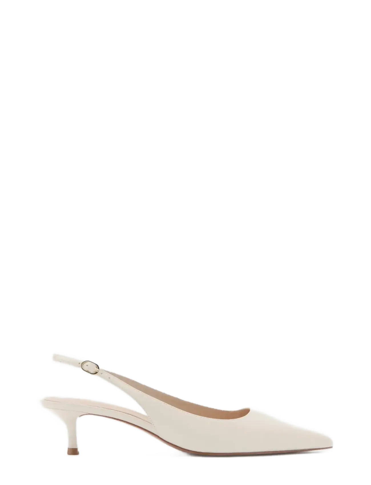 Mango Kitten-heel pointed shoes - Inspiration - LIGHT BEIGE / beige