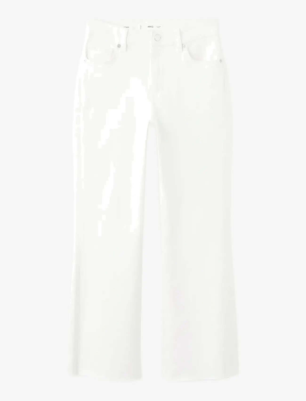 Mango - Sienna flared cropped jeans - utsvängda jeans - white - 1