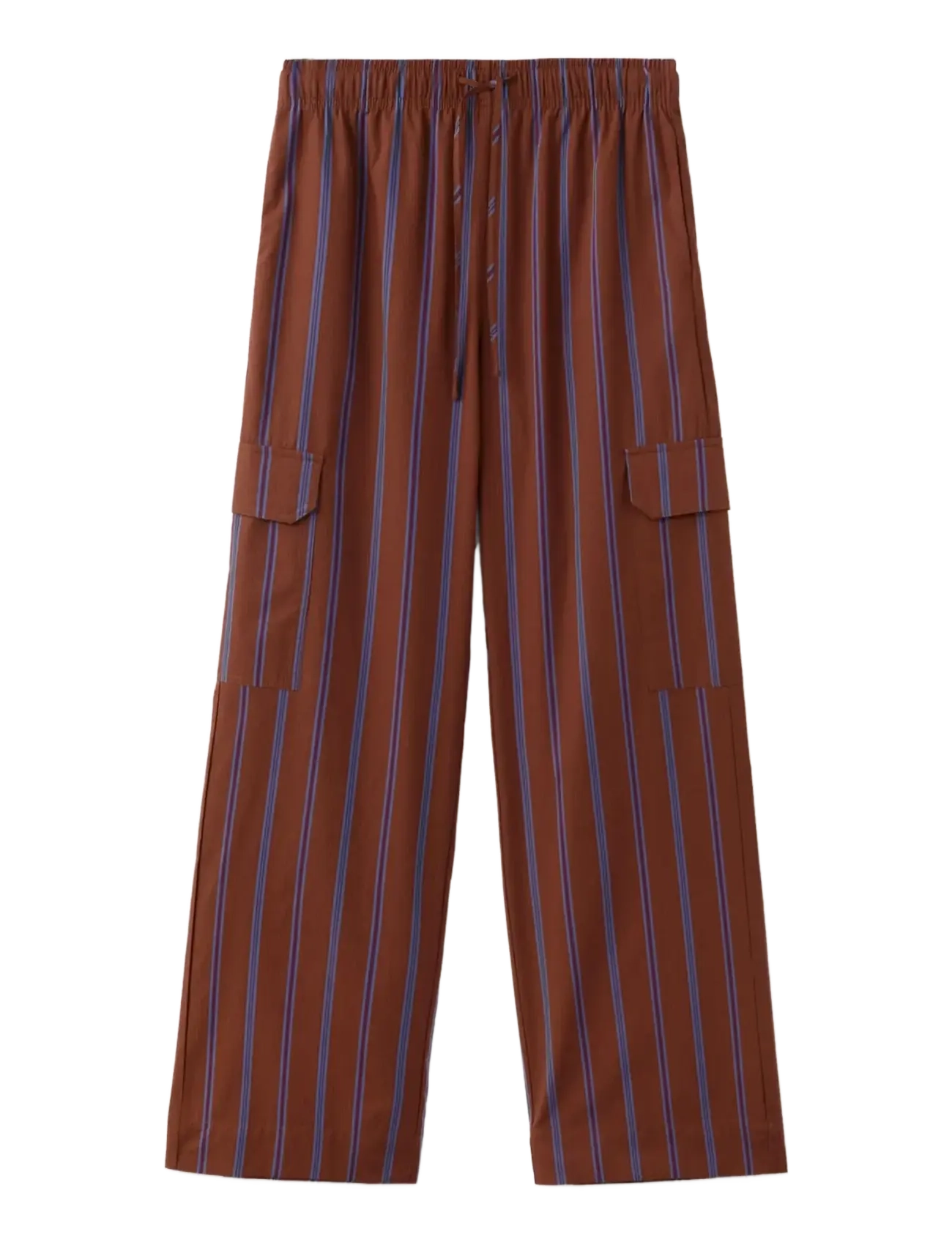 MANGO Cargo Hosen With Lateral Pockets Burgundy - XS - Damen