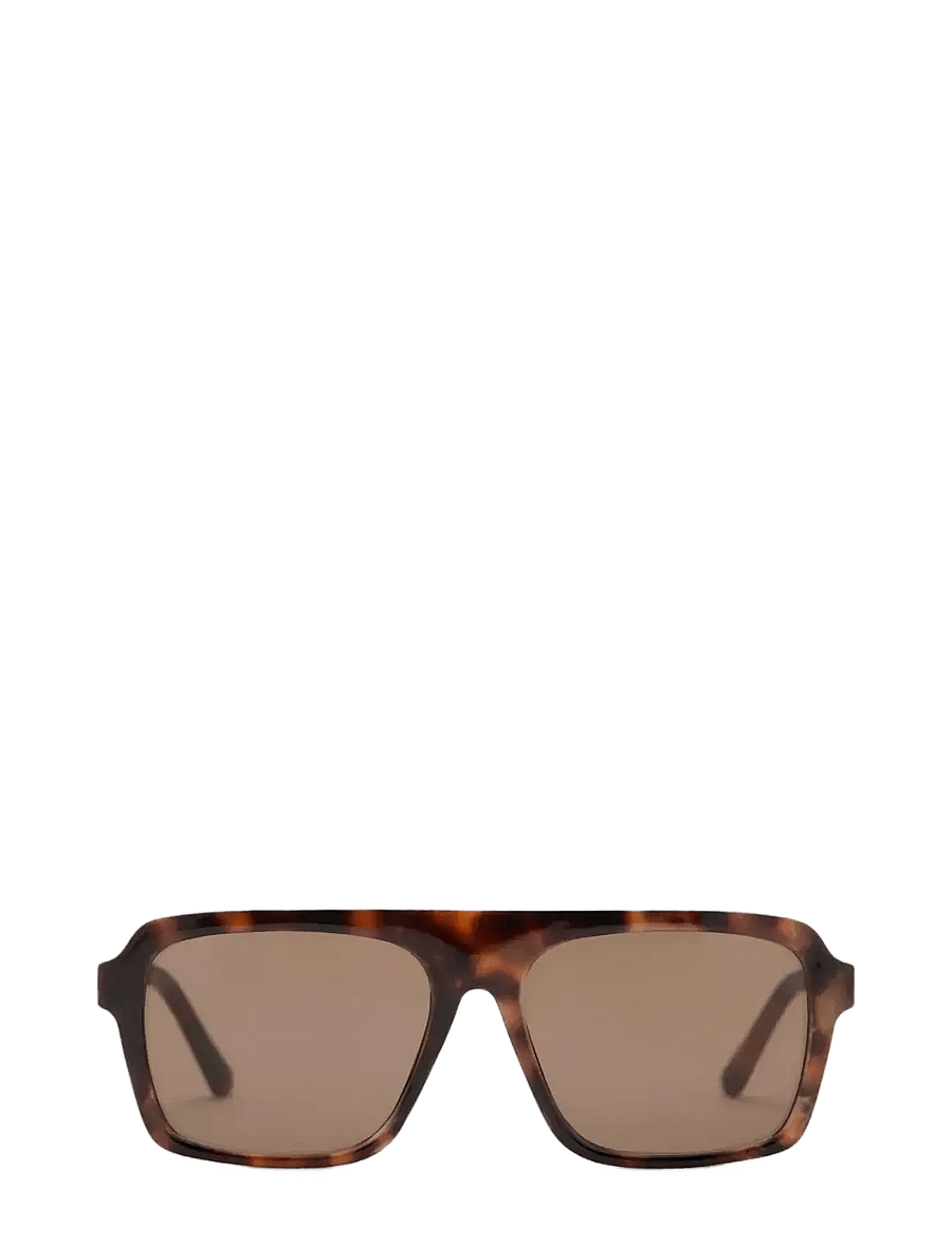 Mango - Aviator sunglasses with plastic frame - aviator solbriller - dark brown - 0