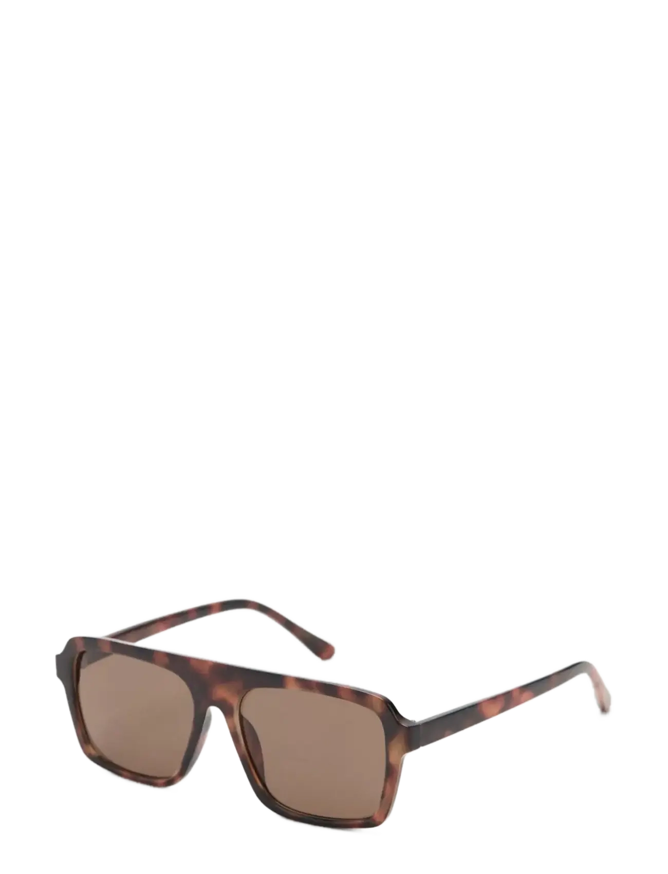 Mango - Aviator sunglasses with plastic frame - laveste priser - dark brown - 1