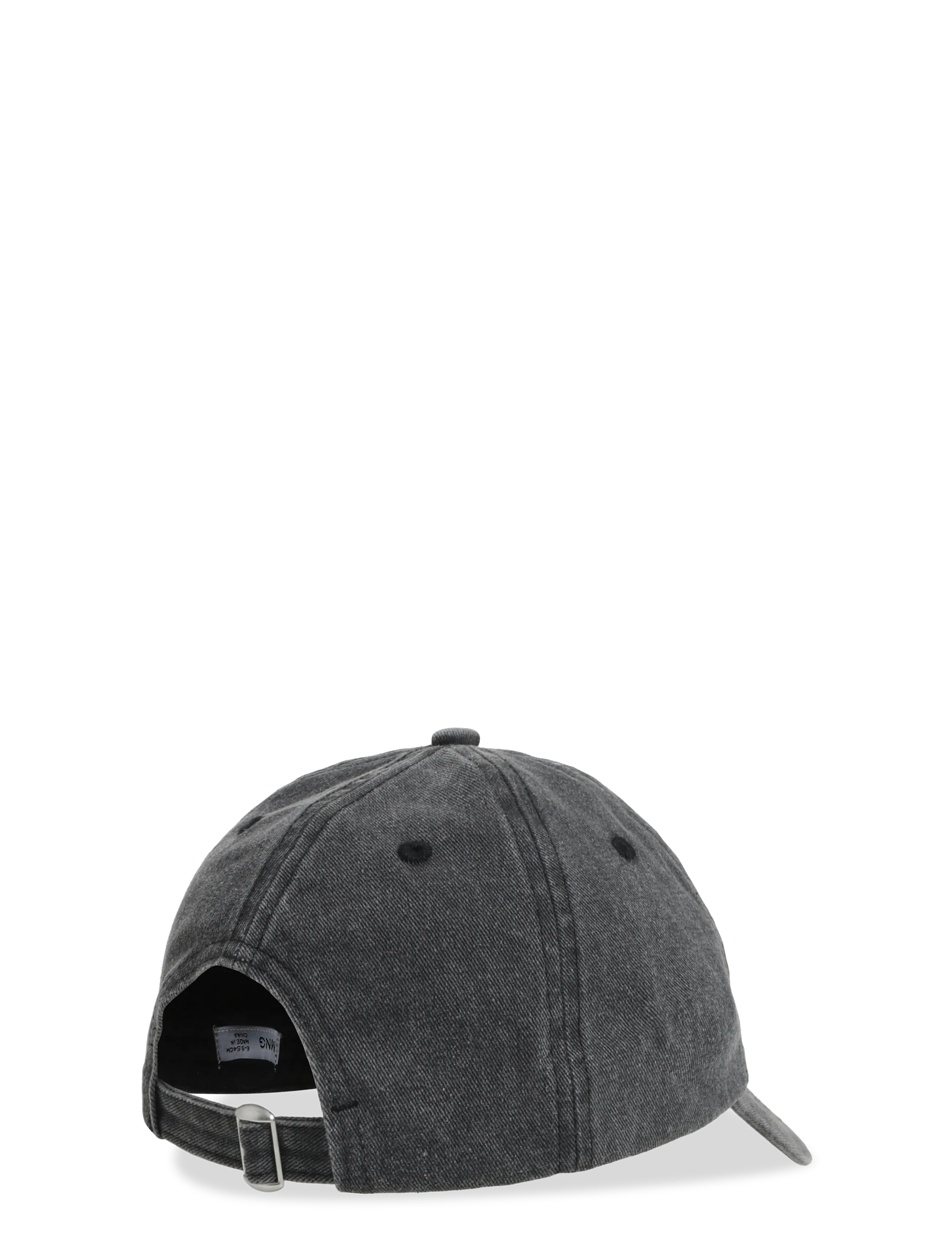 Mango - Cap with embroidered text - kasketter & caps - black - 1