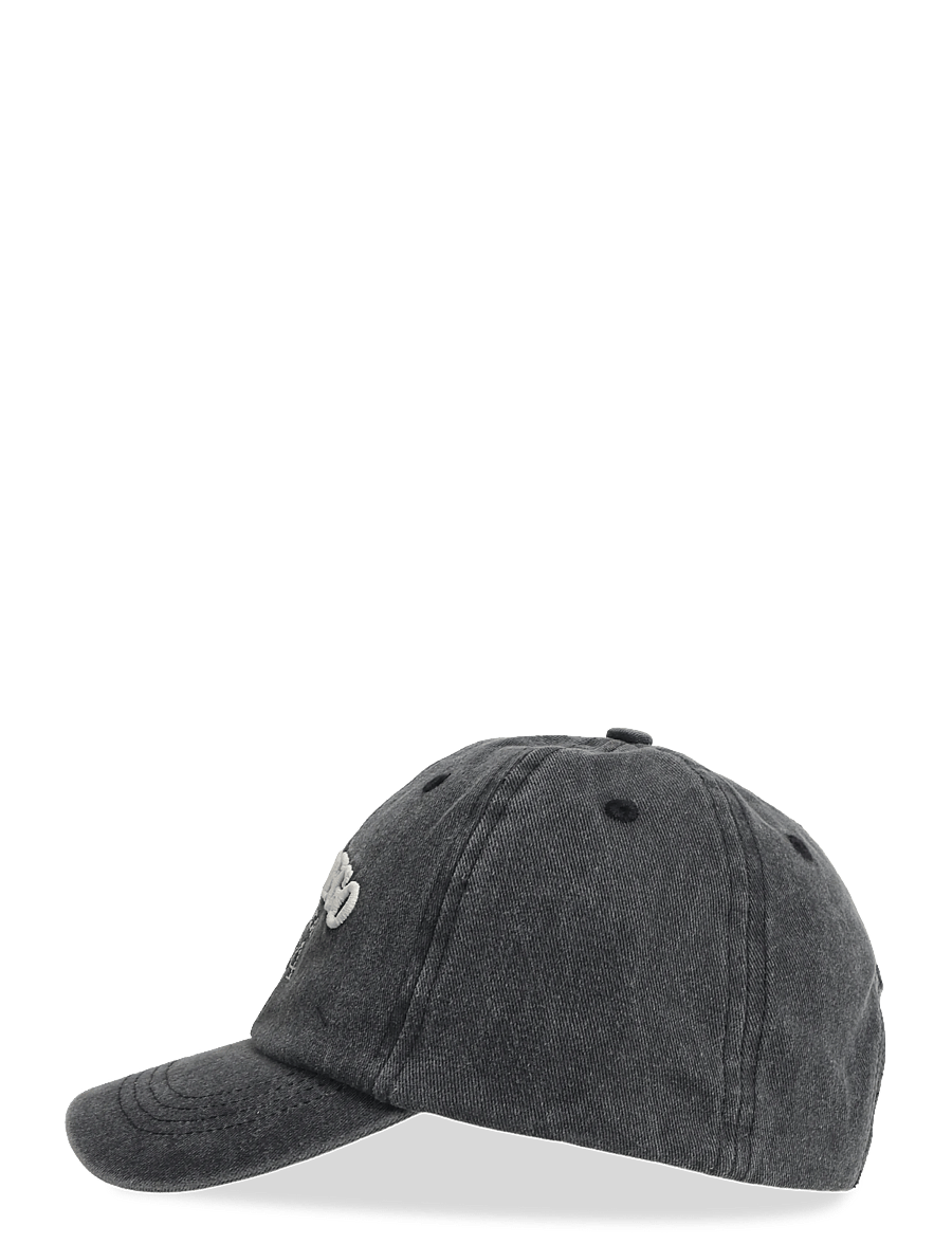 Mango - Cap with embroidered text - kasketter & caps - black - 2