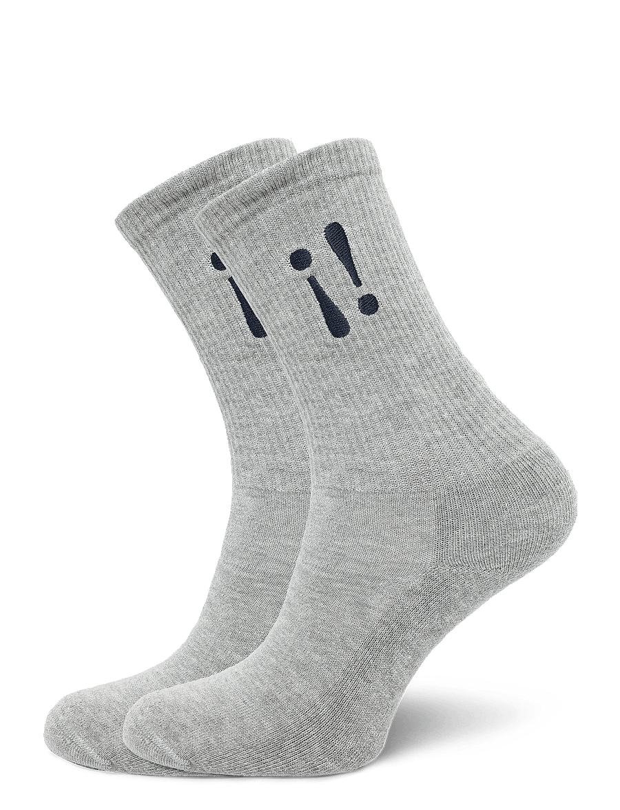 Mango - Embroidered cotton socks - vanliga strumpor - grey - 0