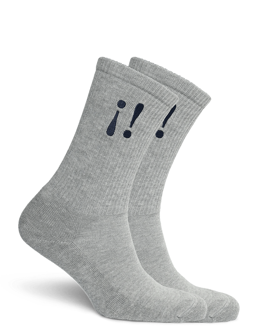 Mango - Embroidered cotton socks - vanliga strumpor - grey - 1